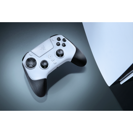 Razer Raiju V3 Pro Negro, Blanco RF/USB Gamepad Analógico PC, PlayStation 5