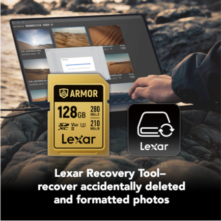 Lexar Armor Gold 128 GB SDXC UHS-II