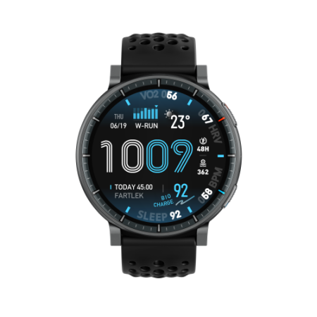 Amazfit Active Max 3,81 cm (1.5″) AMOLED Digital 480 x 480 Pixeles Pantalla táctil Negro