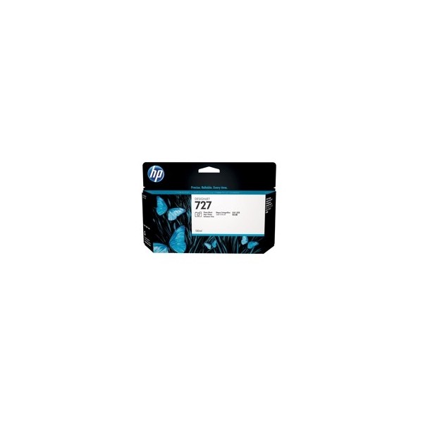 Cartucho tinta hp 727 c1q12a negro mate t1500 - t1530 - t2500