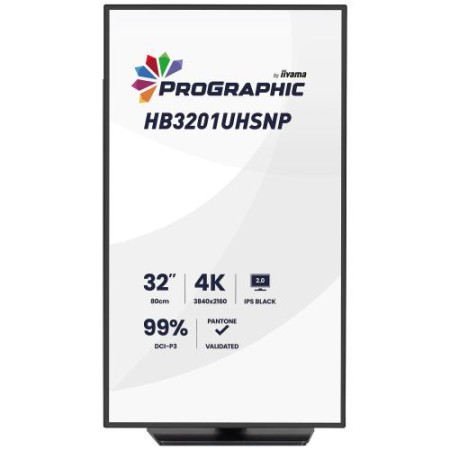 MONITOR IIYAMA, 31.5 PULGADAS, 80 CM, IPS PANEL TECHNOLOGY LED, 3840X2160, 60HZ
