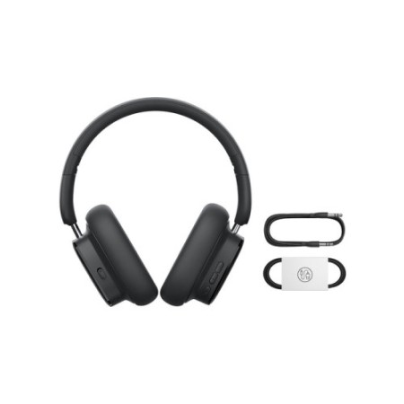 BASEUS BOWIE H1I NOISE-CANCELLATION WIRELESS HEADPHONES CLUSTER BLACK