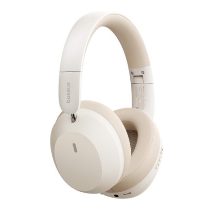 BASEUS BASS 35 MAX WIRELESS HEADPHONES STELLAR WHITE