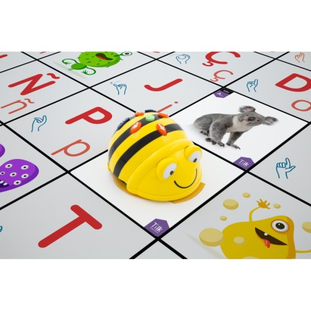Tapete blanco tilk bee - bot  fichas  tarjetas para tapete infantil
