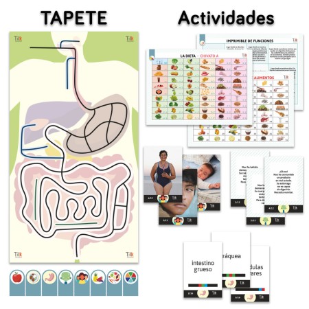 Pack aparato digestivo tilk ozobot tapete  actividades