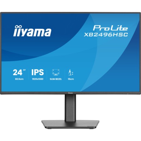 MONITOR IIYAMA PANTALLA PARA PC 60,5 CM (23,8″) 1920 X 1080 PIXELES FULL HD LED PANEL IPS USB-C HDMI DISPLAYPORT ALTURA AJUSTABL