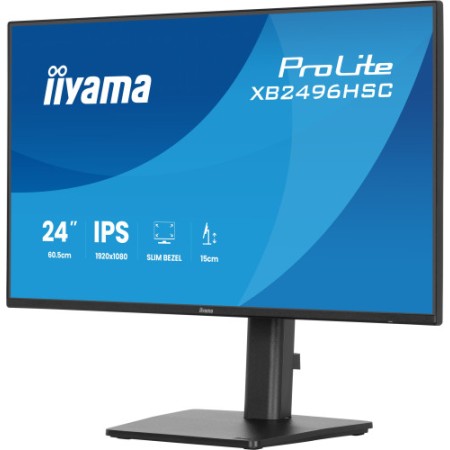 MONITOR IIYAMA PANTALLA PARA PC 60,5 CM (23,8″) 1920 X 1080 PIXELES FULL HD LED PANEL IPS USB-C HDMI DISPLAYPORT ALTURA AJUSTABL