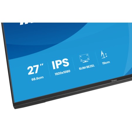 MONITOR IIYAMA PANTALLA PARA PC 68,6 CM (27″) 1920 X 1080 PIXELES FULL HD LED PANEL IPS AJUSTABLE EN ALTURA HDMI DISPLAYPORT USB