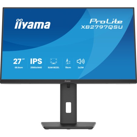 MONITOR IIYAMA PANTALLA PARA PC 68,6 CM (27″) 2560 X 1440 PIXELES QUAD HD LED PANEL IPS AJUSTABLE HDMI DISPLAYPORT USB