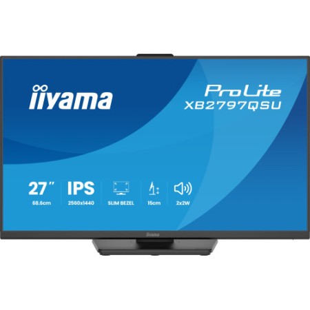 MONITOR IIYAMA PANTALLA PARA PC 68,6 CM (27″) 2560 X 1440 PIXELES QUAD HD LED PANEL IPS AJUSTABLE HDMI DISPLAYPORT USB