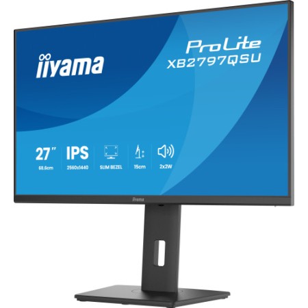 MONITOR IIYAMA PANTALLA PARA PC 68,6 CM (27″) 2560 X 1440 PIXELES QUAD HD LED PANEL IPS AJUSTABLE HDMI DISPLAYPORT USB