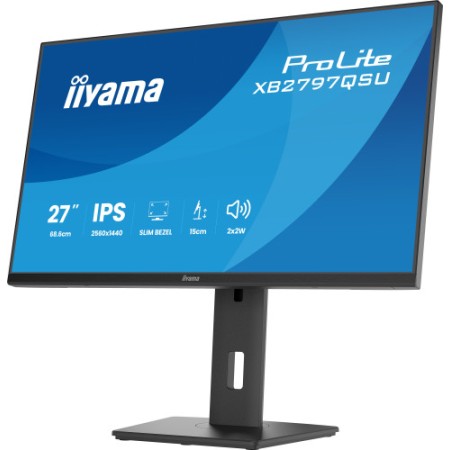 MONITOR IIYAMA PANTALLA PARA PC 68,6 CM (27″) 2560 X 1440 PIXELES QUAD HD LED PANEL IPS AJUSTABLE HDMI DISPLAYPORT USB