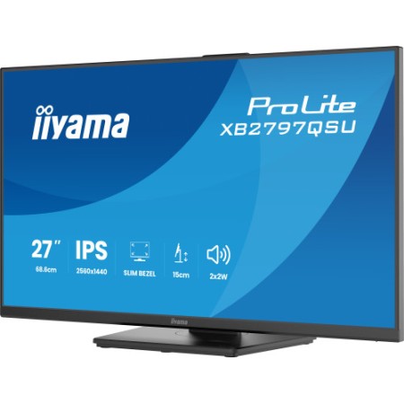 MONITOR IIYAMA PANTALLA PARA PC 68,6 CM (27″) 2560 X 1440 PIXELES QUAD HD LED PANEL IPS AJUSTABLE HDMI DISPLAYPORT USB