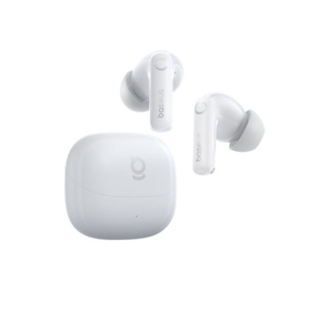 OS-BASEUS BASS BP1 PRO IN-EAR TRUE WIRELESS EARBUDS MOON WHITE