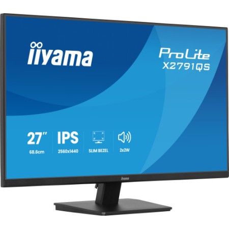 MONITOR IIYAMA 27″ IPS, 4-SIDE SLIM BEZEL 2560x1440 75HZ
