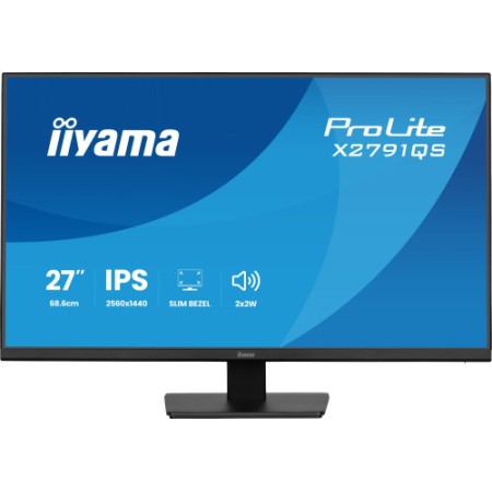 MONITOR IIYAMA 27″ IPS, 4-SIDE SLIM BEZEL 2560x1440 75HZ