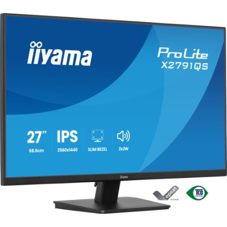 MONITOR IIYAMA 27″ IPS, 4-SIDE SLIM BEZEL 2560x1440 75HZ