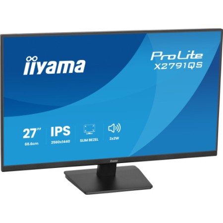 MONITOR IIYAMA 27″ IPS, 4-SIDE SLIM BEZEL 2560x1440 75HZ