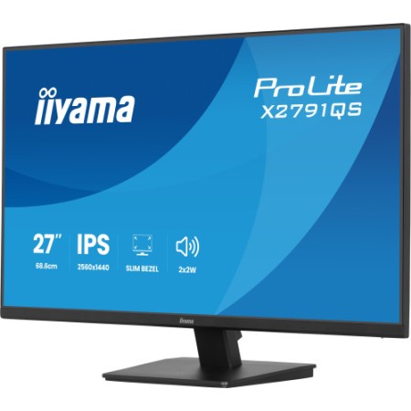 MONITOR IIYAMA 27″ IPS, 4-SIDE SLIM BEZEL 2560x1440 75HZ
