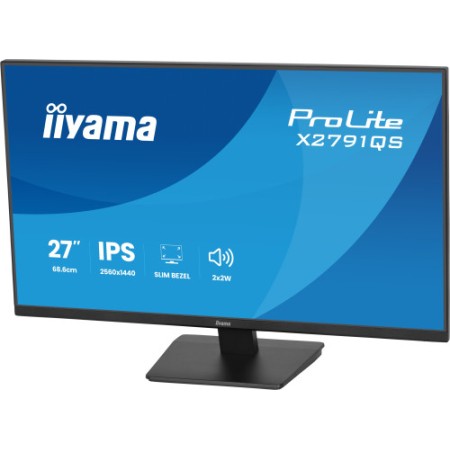 MONITOR IIYAMA 27″ IPS, 4-SIDE SLIM BEZEL 2560x1440 75HZ