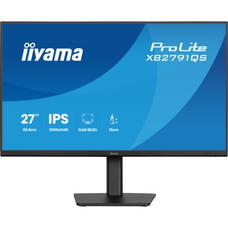 MONITOR IIYAMA 27″ IPS, 4-SIDE SLIM BEZEL 2560X1440 75HZ