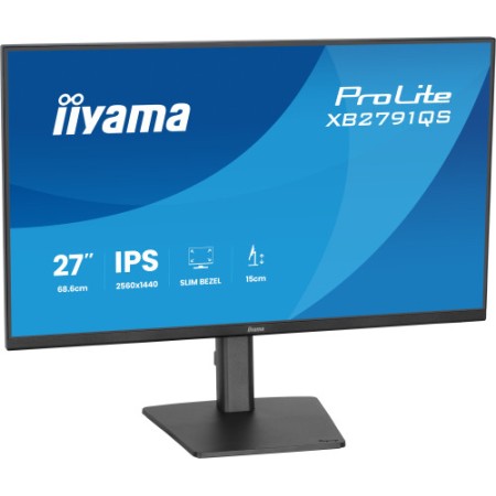 MONITOR IIYAMA 27″ IPS, 4-SIDE SLIM BEZEL 2560X1440 75HZ