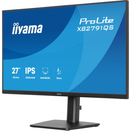 MONITOR IIYAMA 27″ IPS, 4-SIDE SLIM BEZEL 2560X1440 75HZ
