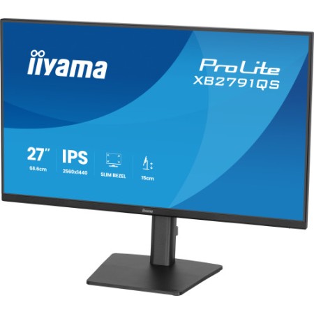 MONITOR IIYAMA 27″ IPS, 4-SIDE SLIM BEZEL 2560X1440 75HZ