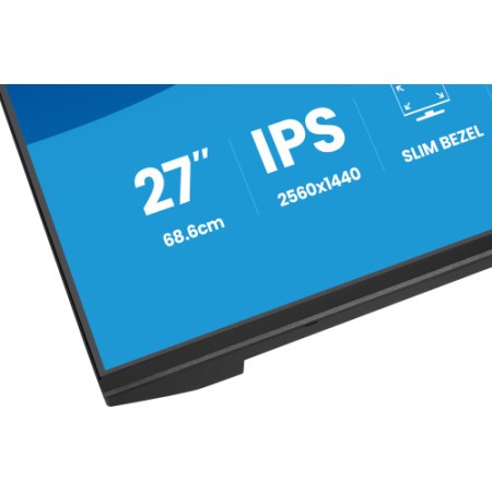 MONITOR IIYAMA 27″ IPS, 4-SIDE SLIM BEZEL 2560X1440 75HZ