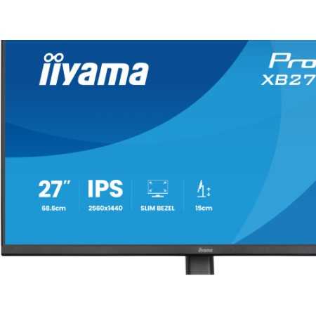 MONITOR IIYAMA 27″ IPS, 4-SIDE SLIM BEZEL 2560X1440 75HZ