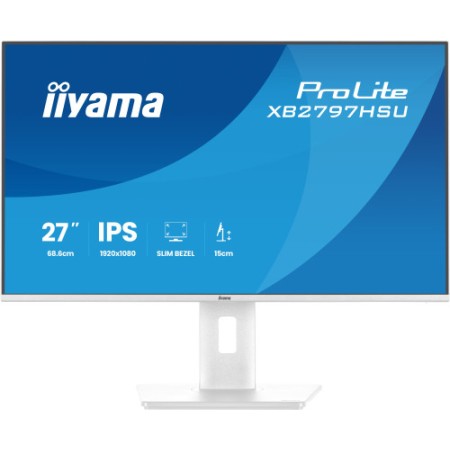 MONITOR IIYAMA PANTALLA PARA PC 68,6 CM (27″) 1920 X 1080 PIXELES FULL HD LED PANEL IPS AJUSTABLE-WHITE VERSION