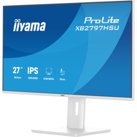 MONITOR IIYAMA PANTALLA PARA PC 68,6 CM (27″) 1920 X 1080 PIXELES FULL HD LED PANEL IPS AJUSTABLE-WHITE VERSION
