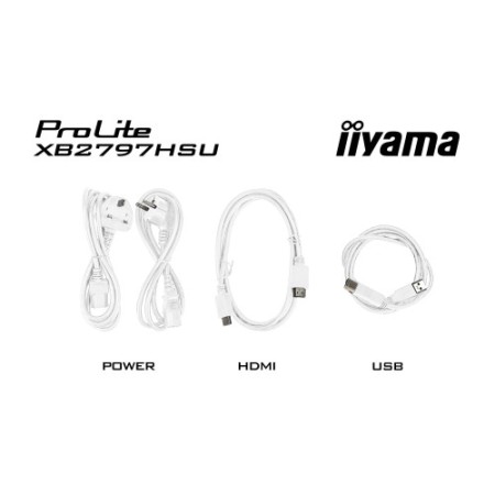 MONITOR IIYAMA PANTALLA PARA PC 68,6 CM (27″) 1920 X 1080 PIXELES FULL HD LED PANEL IPS AJUSTABLE-WHITE VERSION