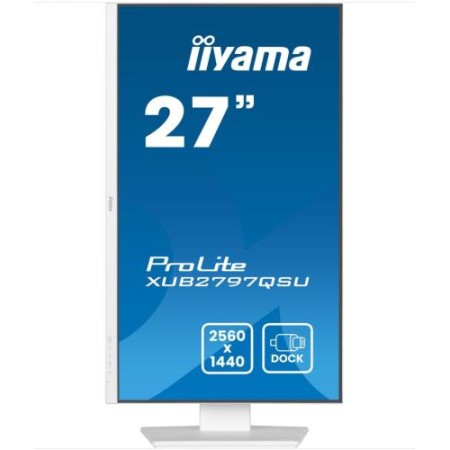 MONITOR IIYAMA PANTALLA PARA PC 68,6 CM (27″) 2560 X 1440 PIXELES QUAD HD LED PANEL IPS AJUSTABLE-WHITE VERSION