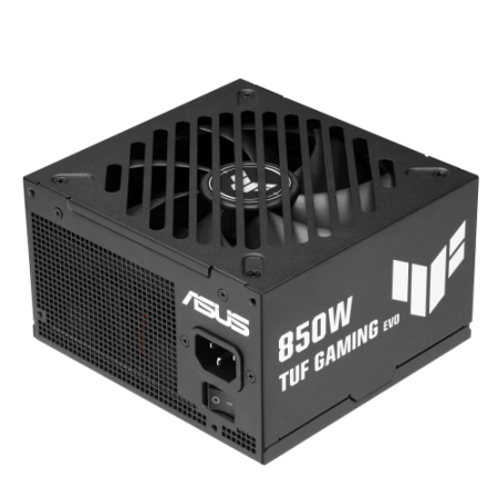 FUENTE ALIMENTACION ASUS TUF-GAMING-850G-EVO,850W, 80+ GOLD, ATX 3.0 COMPATIBLE, MILITARY-GRADE COMPONENTS, DUAL BALL BEARING, A