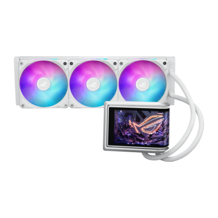 SISTEMA DE REFRIGERACION LIQUIDA ASUS PARA CPU ROG RYUO IV 360 ARGB WHITE EDITION,PANTALLA AMOLED