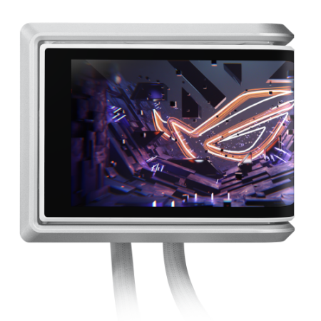 SISTEMA DE REFRIGERACION LIQUIDA ASUS PARA CPU ROG RYUO IV 360 ARGB WHITE EDITION,PANTALLA AMOLED