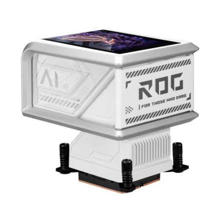 SISTEMA DE REFRIGERACION LIQUIDA ASUS PARA CPU ROG RYUO IV 360 ARGB WHITE EDITION,PANTALLA AMOLED