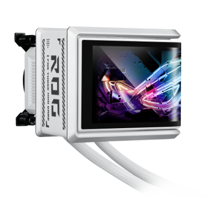 SISTEMA DE REFRIGERACION LIQUIDA ASUS PARA CPU ROG RYUO IV 360 ARGB WHITE EDITION,PANTALLA AMOLED