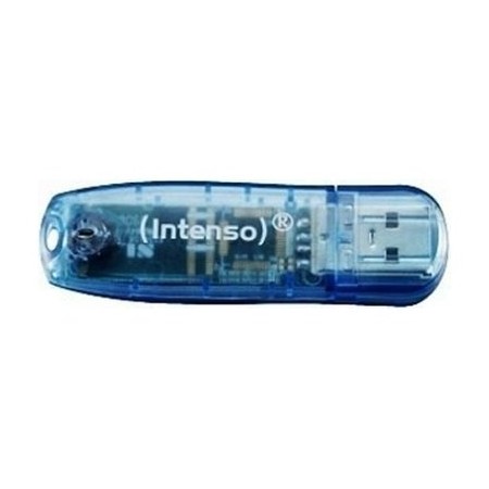 Memoria usb 2.0 intenso rainbow 4gb azul