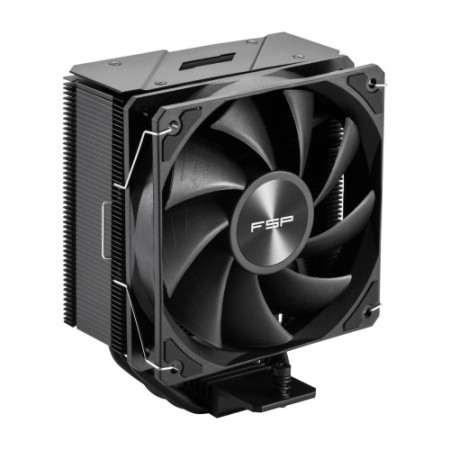 FSP REFRIGERACIONES DE AIRE INTEL LGA 1851/1700/1200 AMD AM4/AM5 120MM BLACK TOP COVER BLACK PERFORMANCE PWM FAN