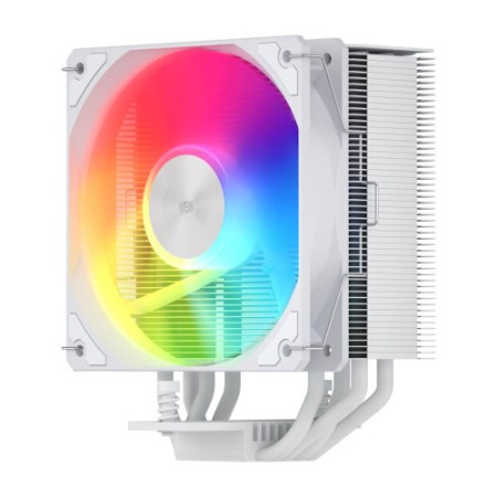 FSP REFRIGERACIONES DE AIRE INTEL LGA 1851/1700/1200 AMD AM4/AM5 120MM WHITE TOP COVER WHITE PERFORMANCE PWM FAN