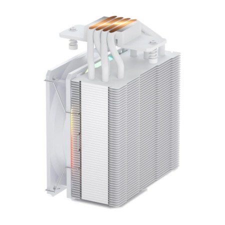 FSP REFRIGERACIONES DE AIRE INTEL LGA 1851/1700/1200 AMD AM4/AM5 120MM WHITE TOP COVER WHITE PERFORMANCE PWM FAN