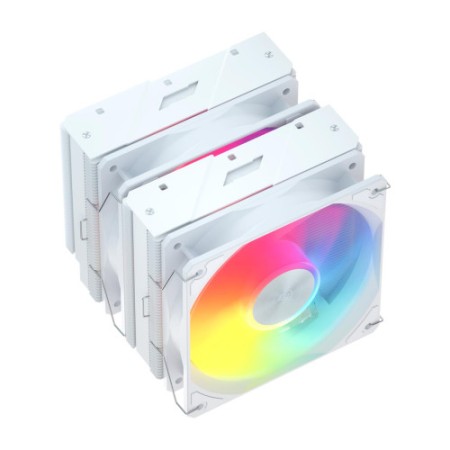 FSP REFRIGERACIONES DE AIRE INTEL LGA 1851/1700/1200 AMD AM4/AM5 120MM WHITE TOP COVER HIGH-PERFORMANCE QUIET PWM ARGB FAN