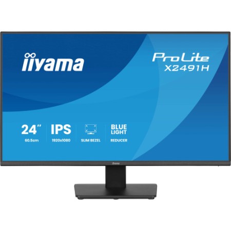 iiyama ProLite X2491H-B1 pantalla para PC 60,5 cm (23.8″) 1920 x 1080 Pixeles Full HD Negro