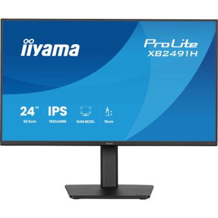 iiyama ProLite XB2491H-B1 pantalla para PC 60,5 cm (23.8″) 1920 x 1080 Pixeles Full HD Negro