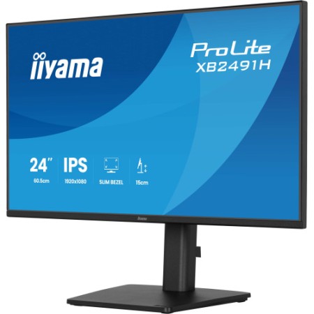 iiyama ProLite XB2491H-B1 pantalla para PC 60,5 cm (23.8″) 1920 x 1080 Pixeles Full HD Negro
