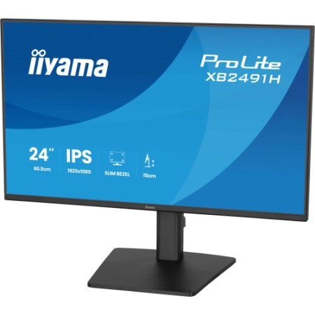 iiyama ProLite XB2491H-B1 pantalla para PC 60,5 cm (23.8″) 1920 x 1080 Pixeles Full HD Negro