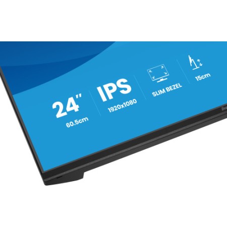 iiyama ProLite XB2491H-B1 pantalla para PC 60,5 cm (23.8″) 1920 x 1080 Pixeles Full HD Negro