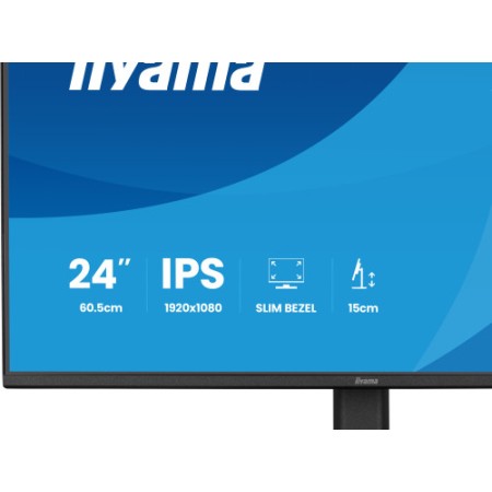 iiyama ProLite XB2491H-B1 pantalla para PC 60,5 cm (23.8″) 1920 x 1080 Pixeles Full HD Negro
